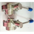 DIN Sanitary Stainless Steel Weld and Thread Butterfly Valve